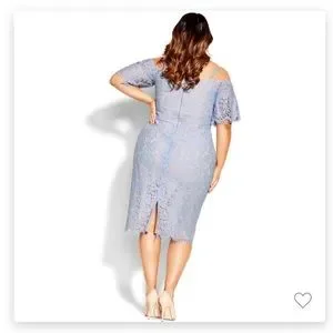City chic lace whisper dress sale